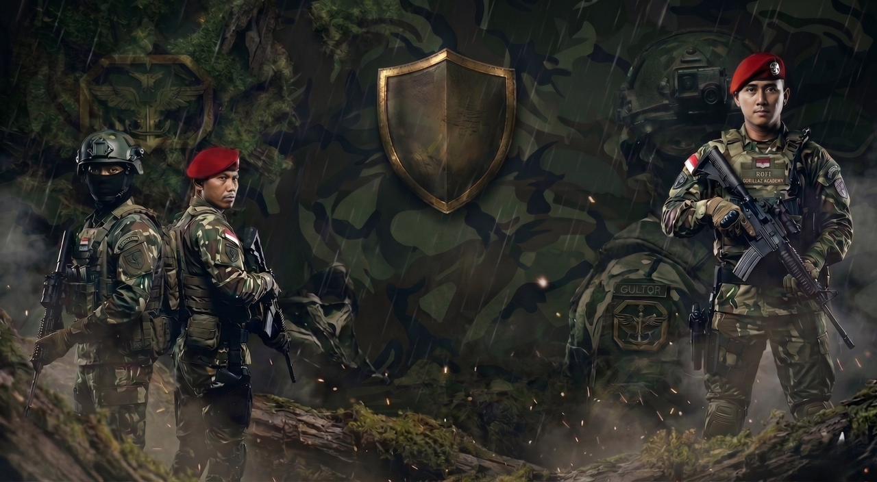 Loreng TNI-AD Background